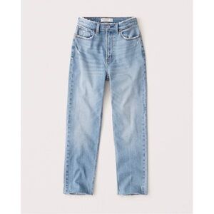 EUC Abercrombie The Ankle Straight Ultra High Rise Curve Love Jeans